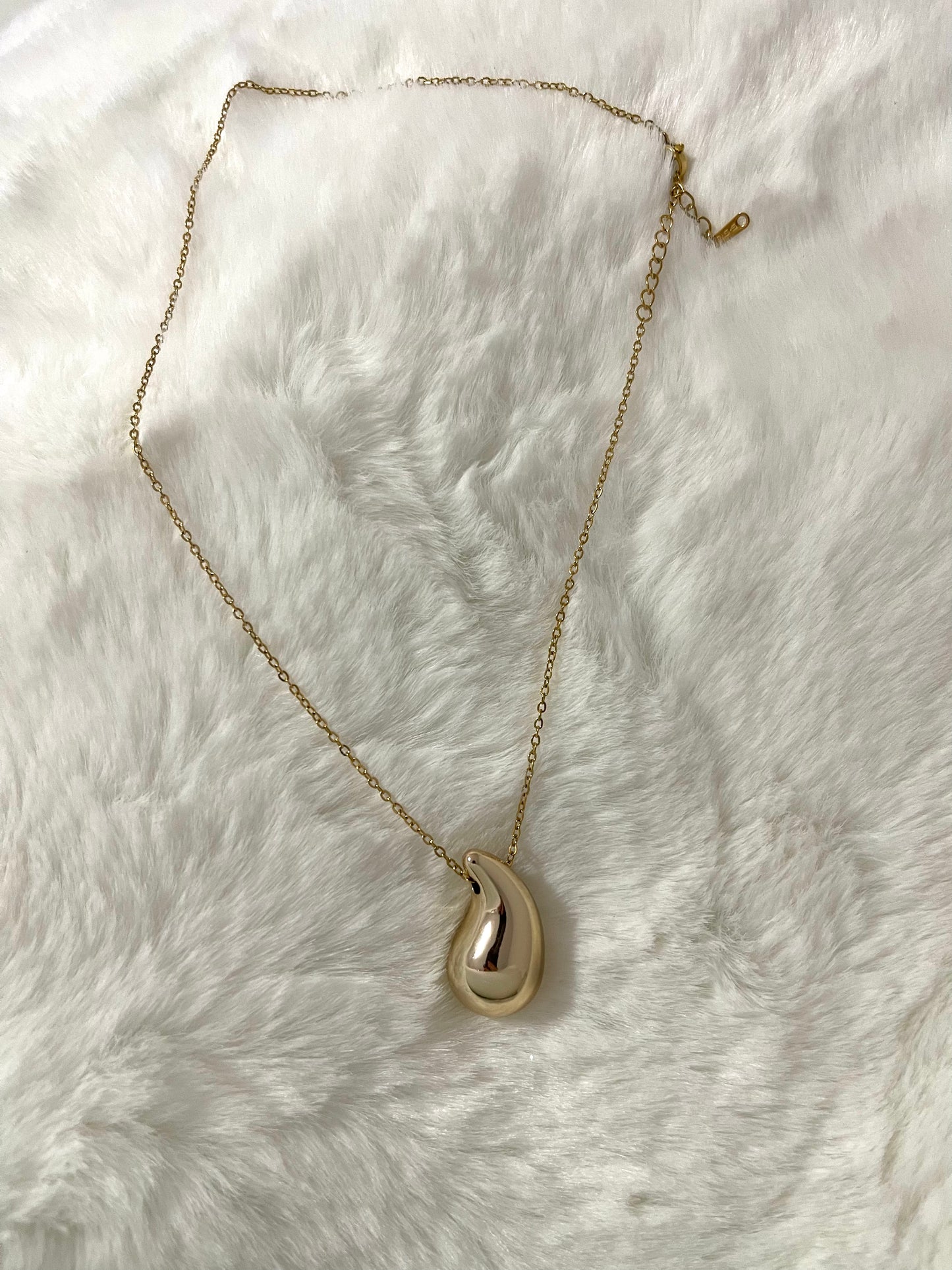 Collana goccia gold